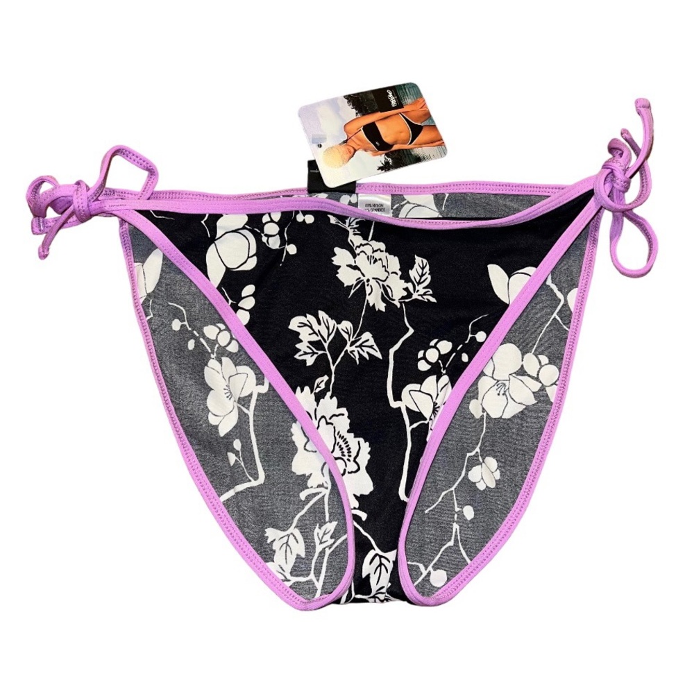 Y2K, Mossimo High Cut Floral Print Bikini Bottoms